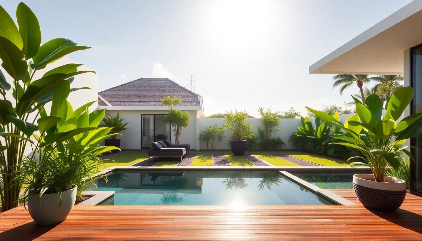 Experience seamless property management Phuket through this beautifully maintained villa surrounded by lush gardens.