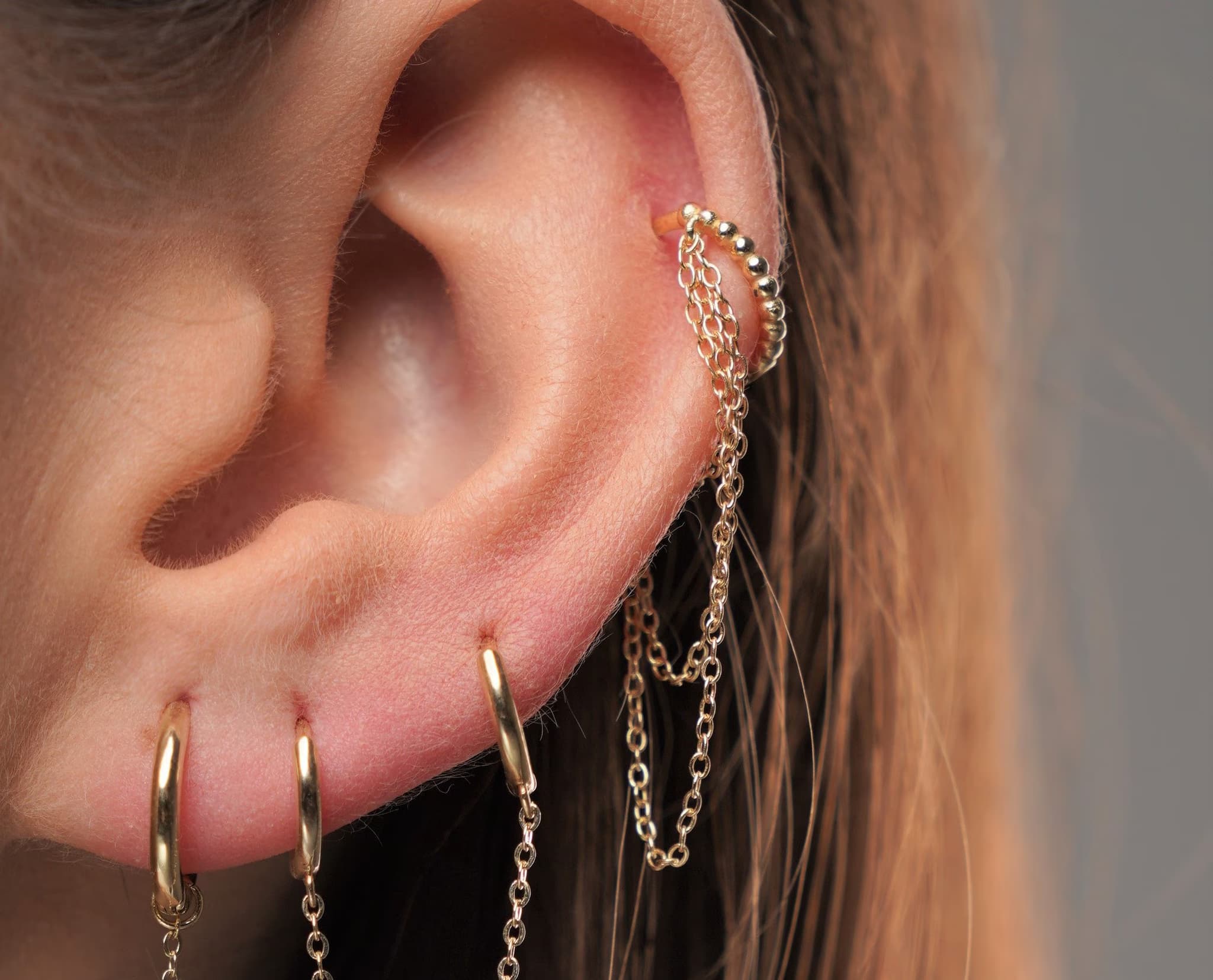 Next-Day Delivery on All Jewellery Including Trendy Gold cartilage earrings