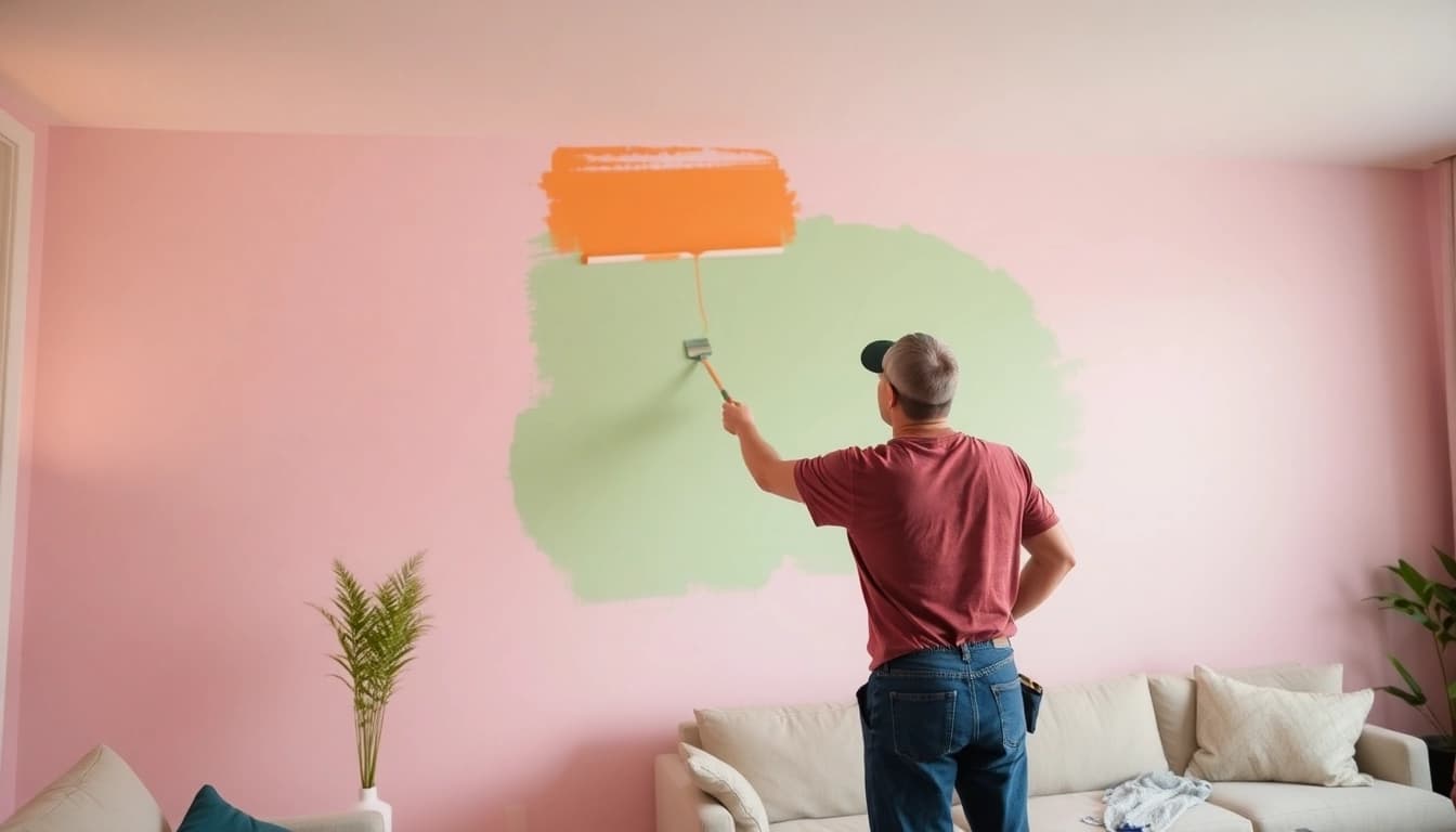 Painters Peoria enhancing a home with vibrant colors and professional finishes.