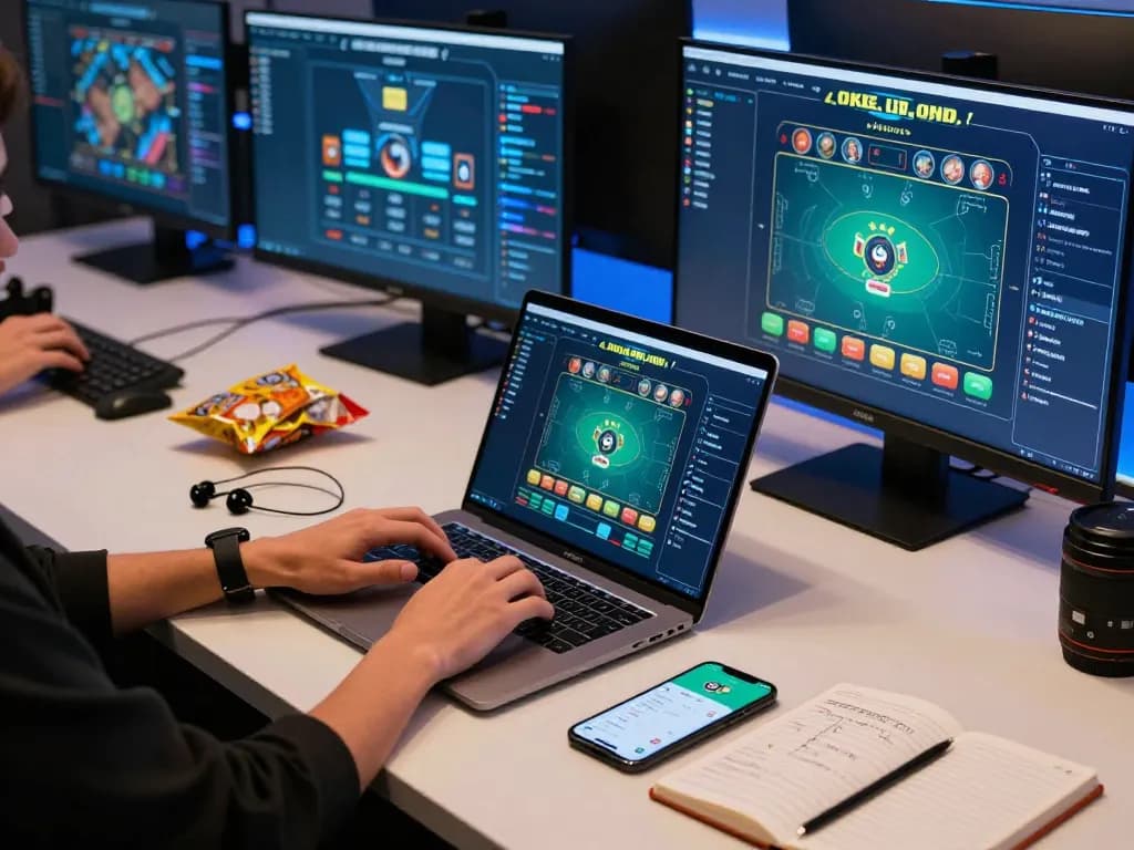 go8 user enjoying live dealer blackjack in a modern online gaming setup