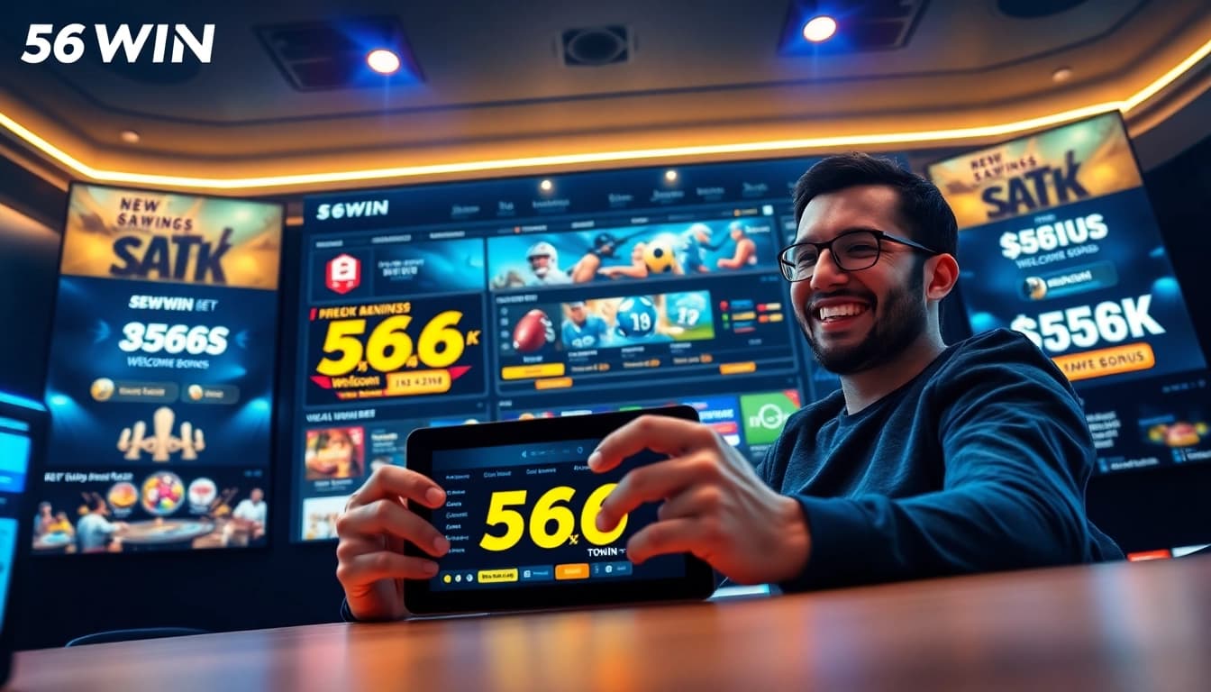 Experience the thrill of online betting with 56WIN's exciting platform and 566K bonus.