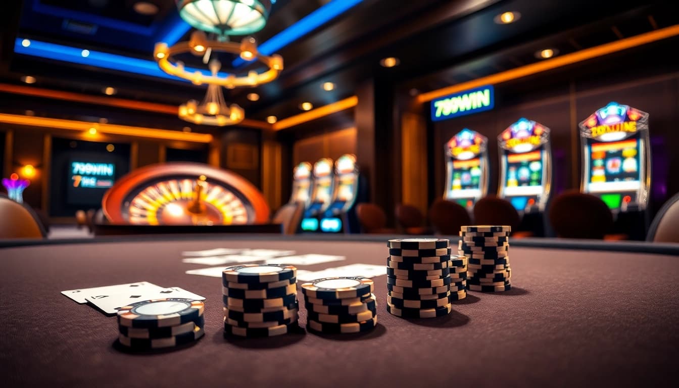 Experience a thrilling poker game at 789WIN with high stakes and luxurious ambience.