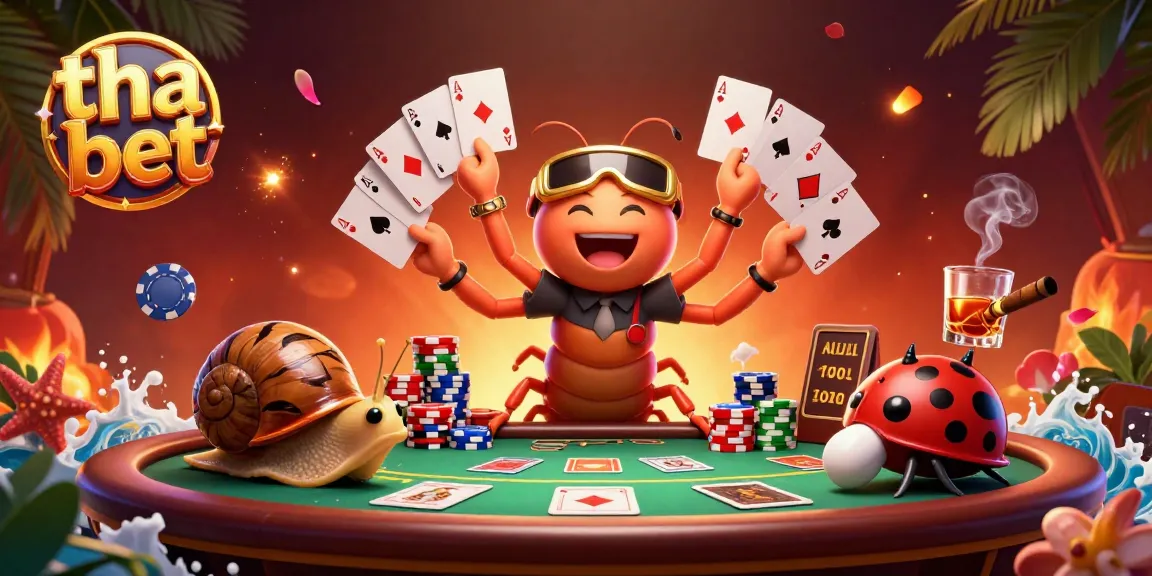 Experience thrilling bets at tha bet with vibrant casino elements and excited characters.