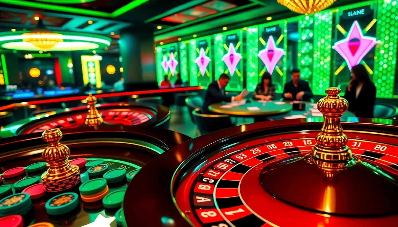 Engaging players at the mm88 london casino with poker and roulette excitement.