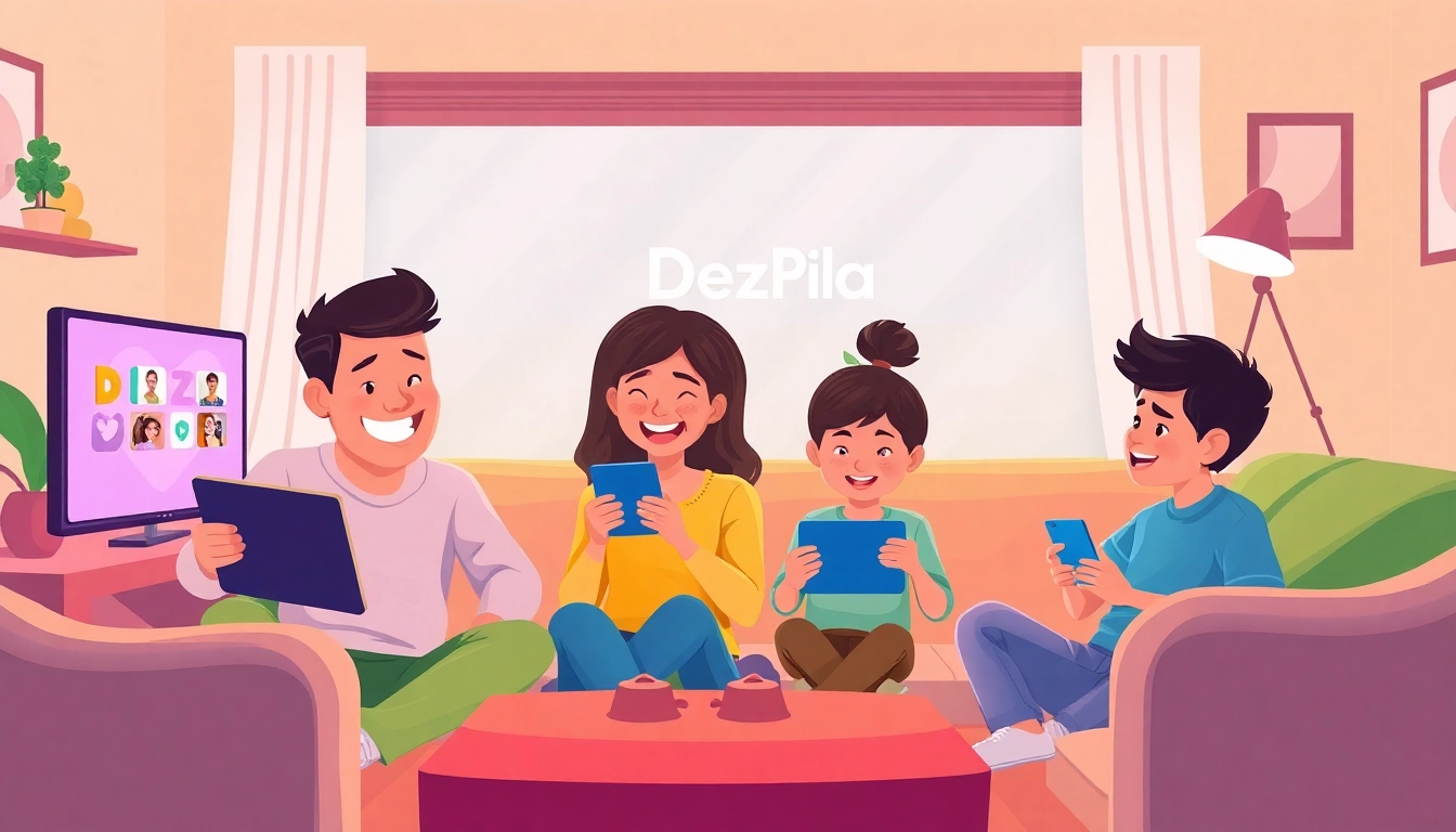 Enjoy seamless streaming on the DezPila app with 4K quality across all devices, enhancing family entertainment.