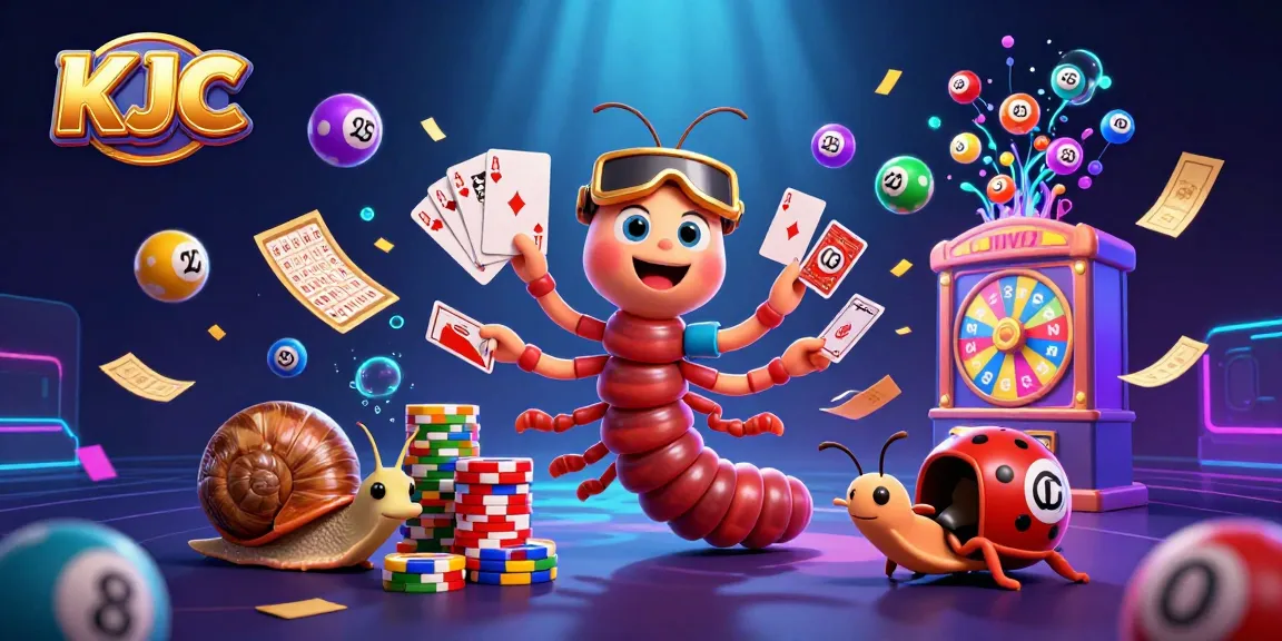 KJC engages players with a vibrant scene featuring a millipede dealer and exciting lottery dynamics.