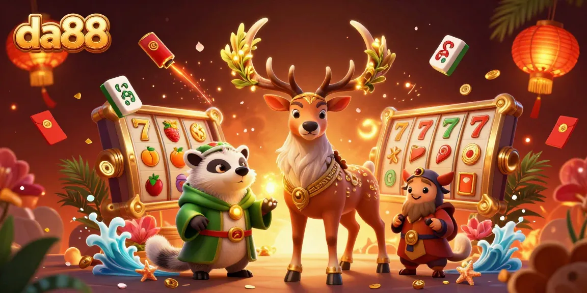 Engage with da88's vibrant slot gaming world featuring mystical characters and rich rewards.