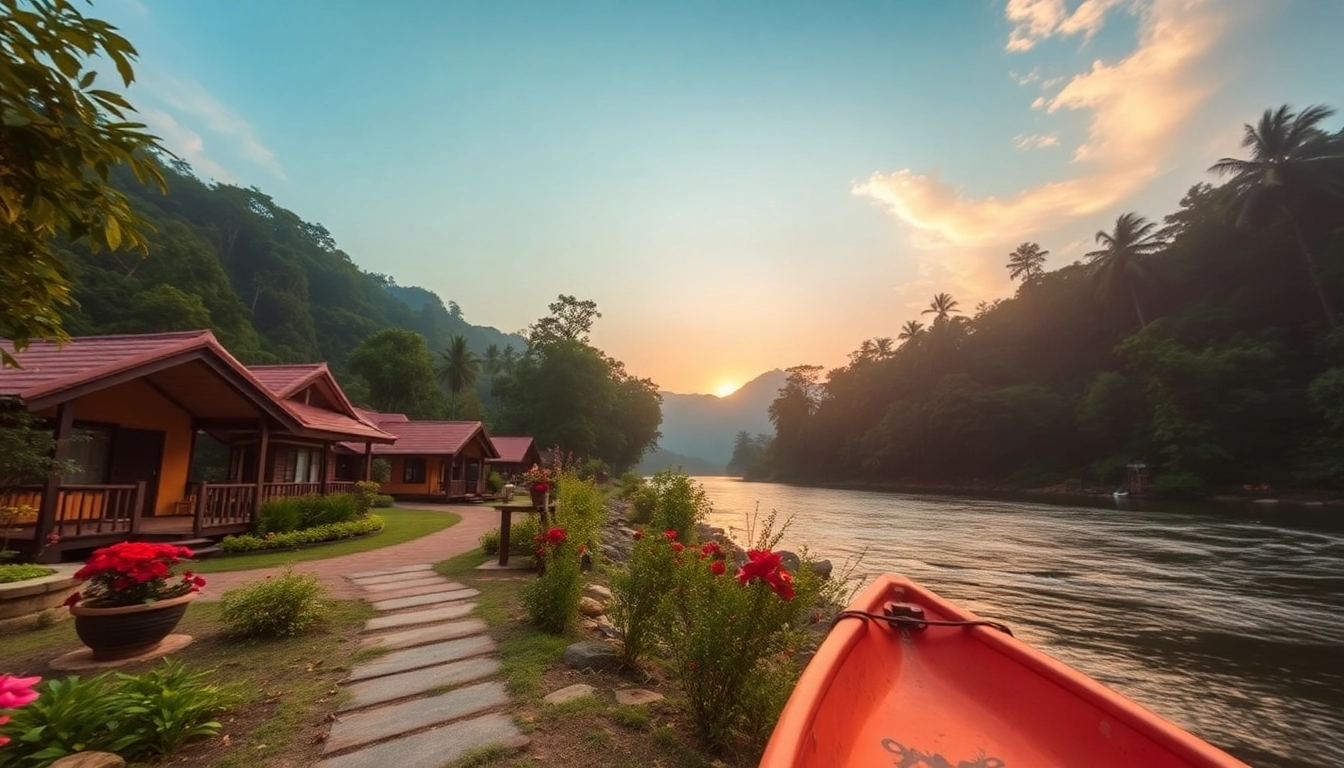 Dandeli Resorts featuring cozy riverside cottages surrounded by lush forests and vibrant wildlife.