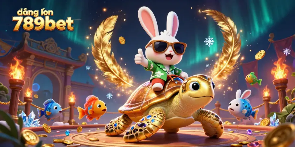 Engage in thrilling gameplay with adorable characters in a vibrant casino scene, showcasing đăng nhập 789bet.