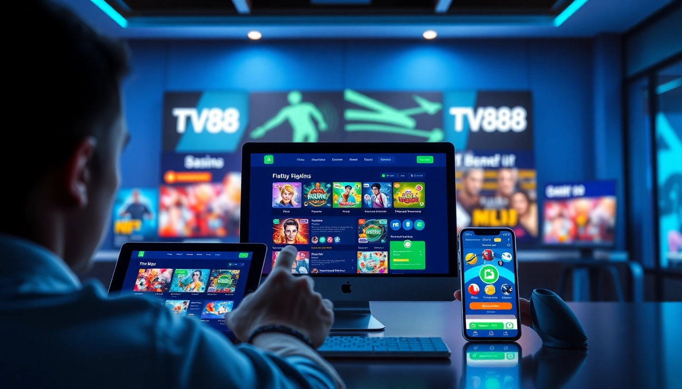 Discover the secure and user-friendly interface of TV88 for online gaming.