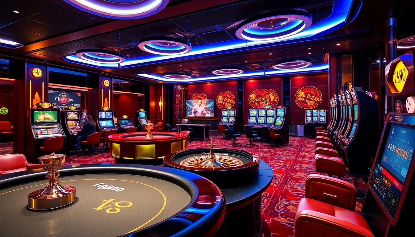 Experience the excitement of online gaming at tg88 com with vibrant casino visuals and thrilling gambling elements.