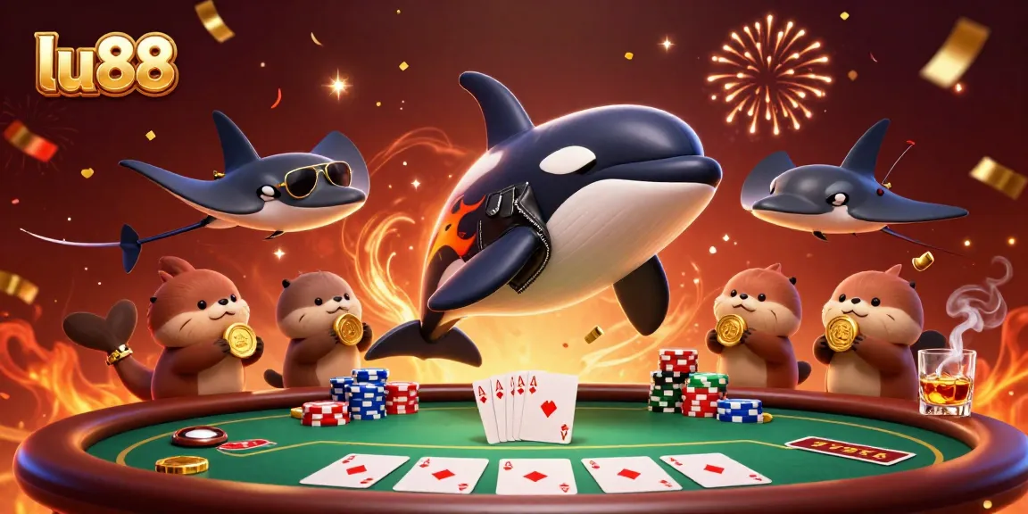 Engage with the exciting world of lu88 through vibrant casino-themed characters and dynamic elements.