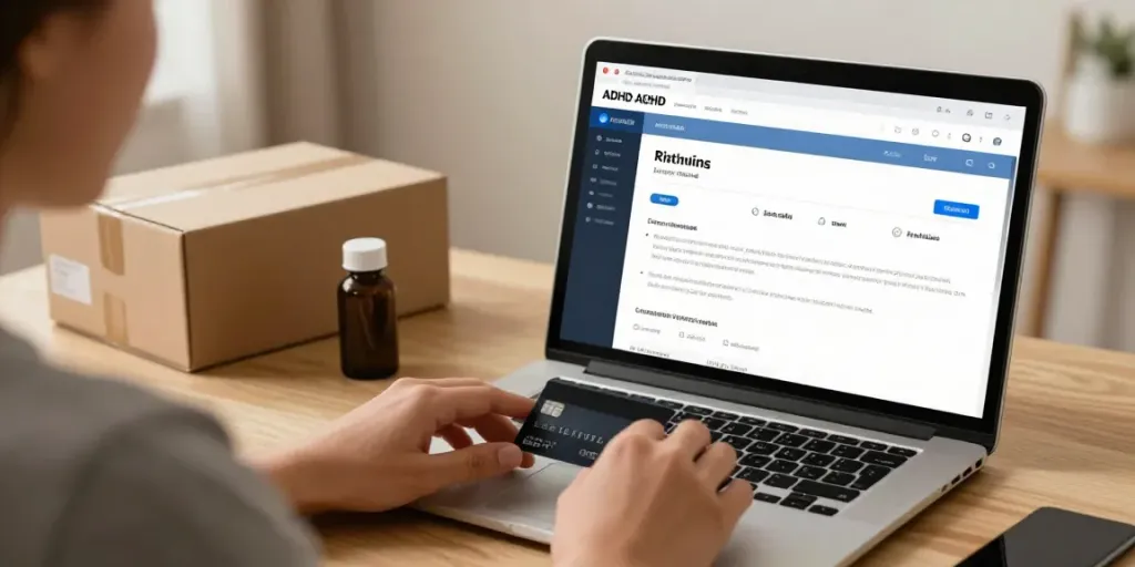 Explore how to buy Ritalin online, showcasing top ADHD medications on a trusted e-commerce platform.