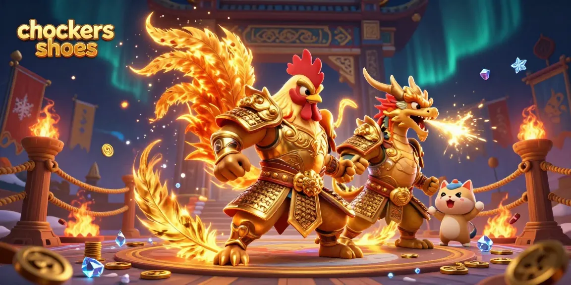 Experience exciting gameplay with chockers shoes alongside dynamic casino elements in this vibrant casino scene.