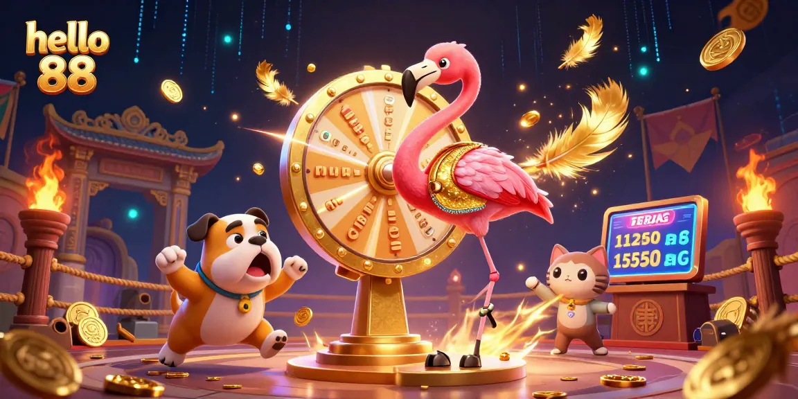 Engage with hello 88's vibrant casino experience featuring exciting game elements and dynamic characters.