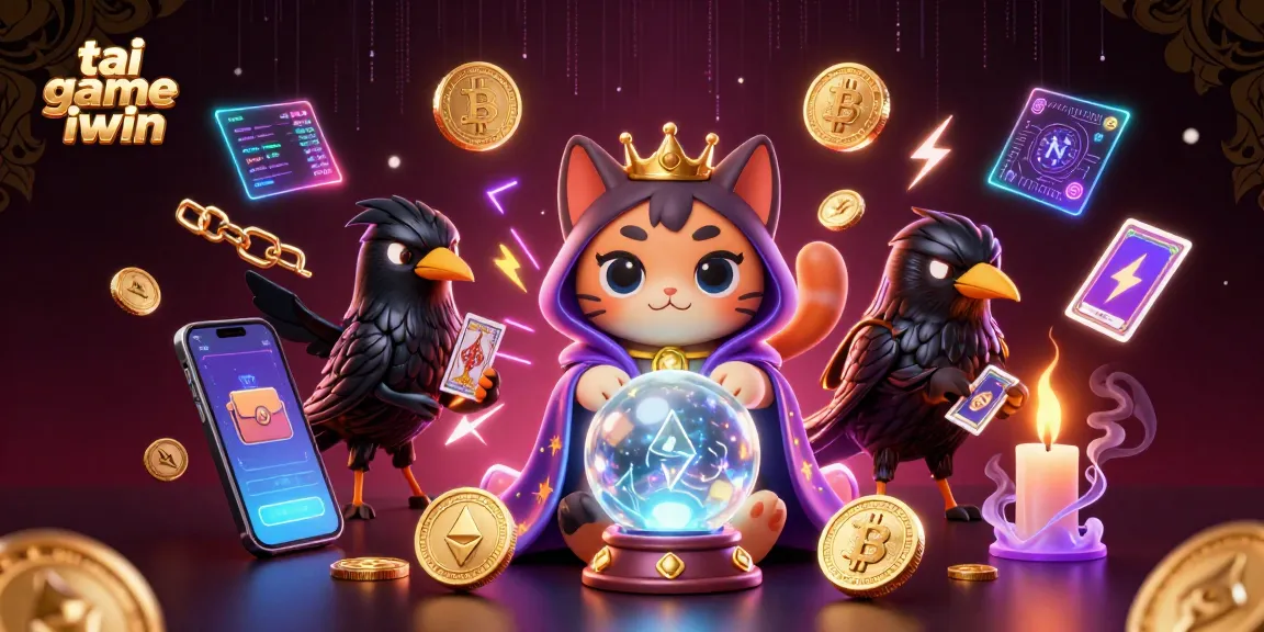 Experience the enchanting world of tai game iwin with illuminated fortune teller and mystical gaming elements.