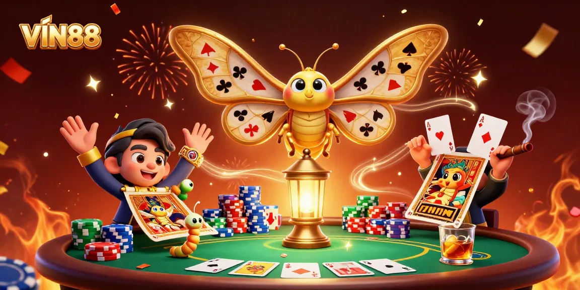 Experience thrilling gameplay at VIN88 with vivid casino scenes featuring striking 3D designs.