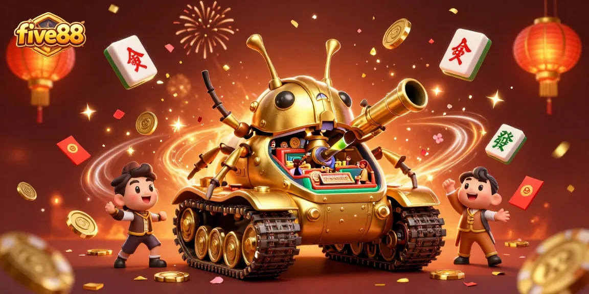 Experience the excitement of five88 with a golden beetle tank casino bursting with action.