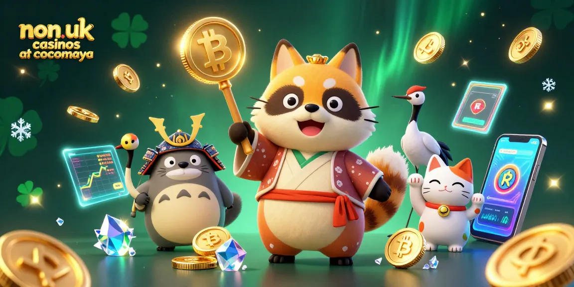 Win big with non uk casinos at cocomaya as cheerful characters share lucky coins and slots!