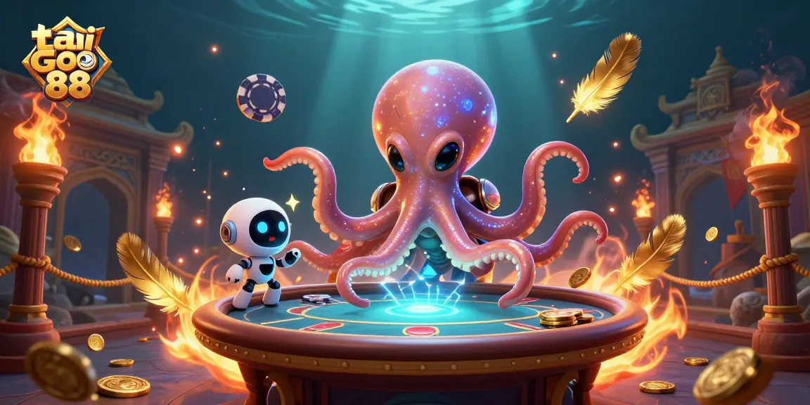 Engage in thrilling gameplay at tai go 88 with a vibrant alien poker scene full of dynamic elements.