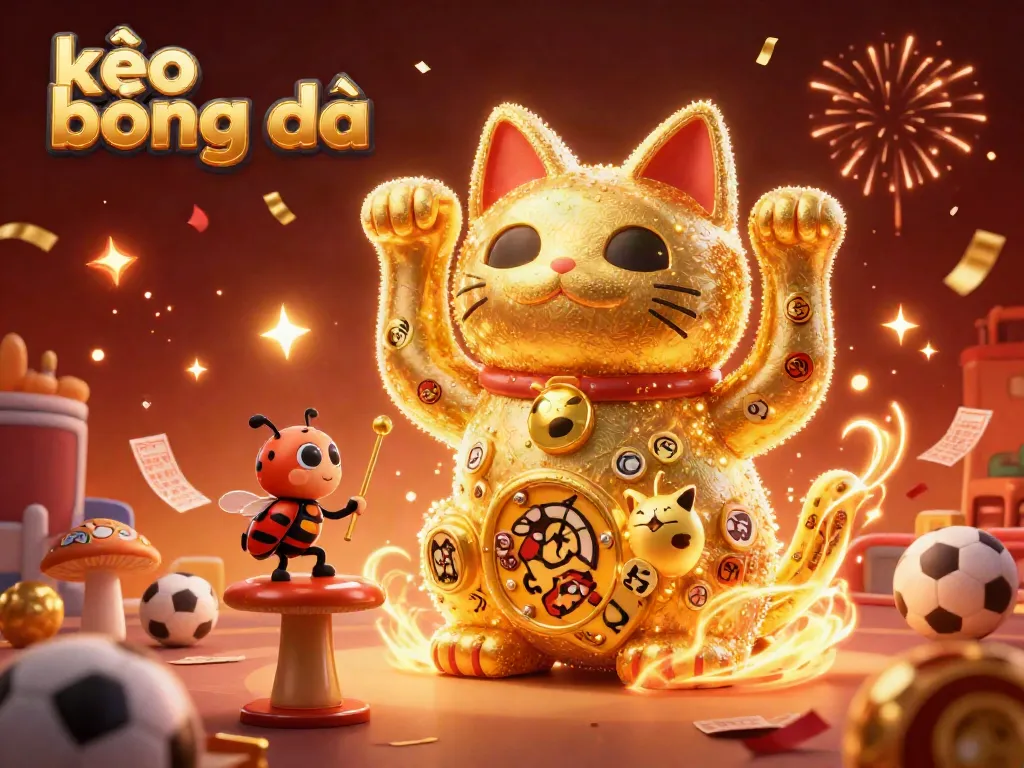 Engage with the dynamic kèo bóng đá scene featuring golden fireflies and sports elements.