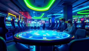 Innovative new technology enhances casino experience with AR gaming.