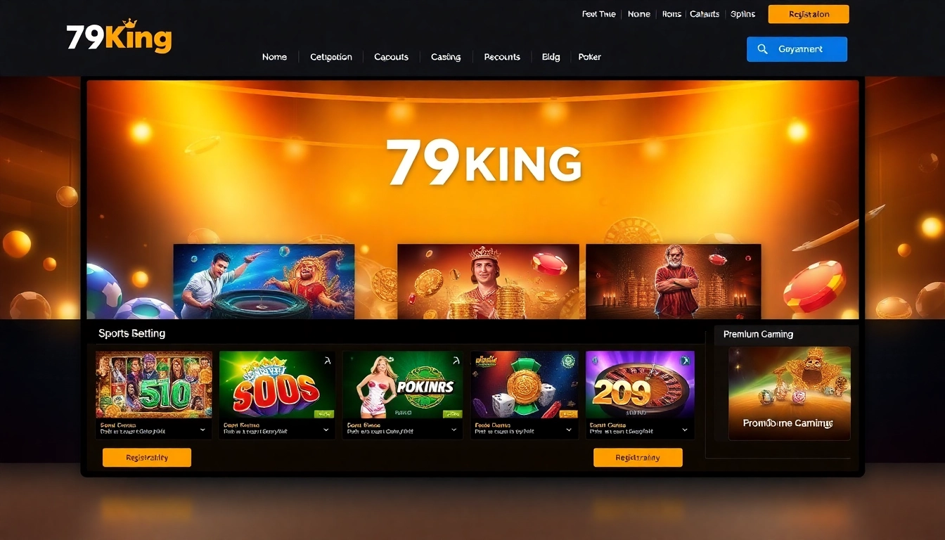 79King online casino gaming interface showcasing vibrant categories