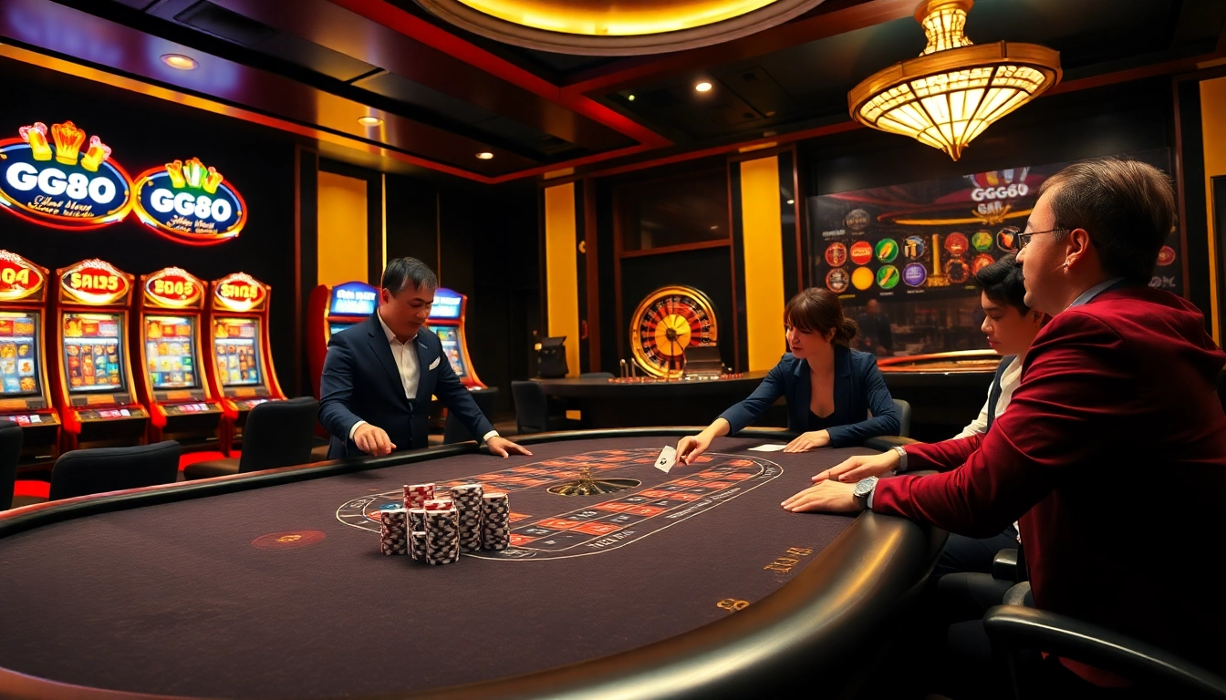 Experience the thrill of GG88 gaming with vibrant casino visuals and excitement.