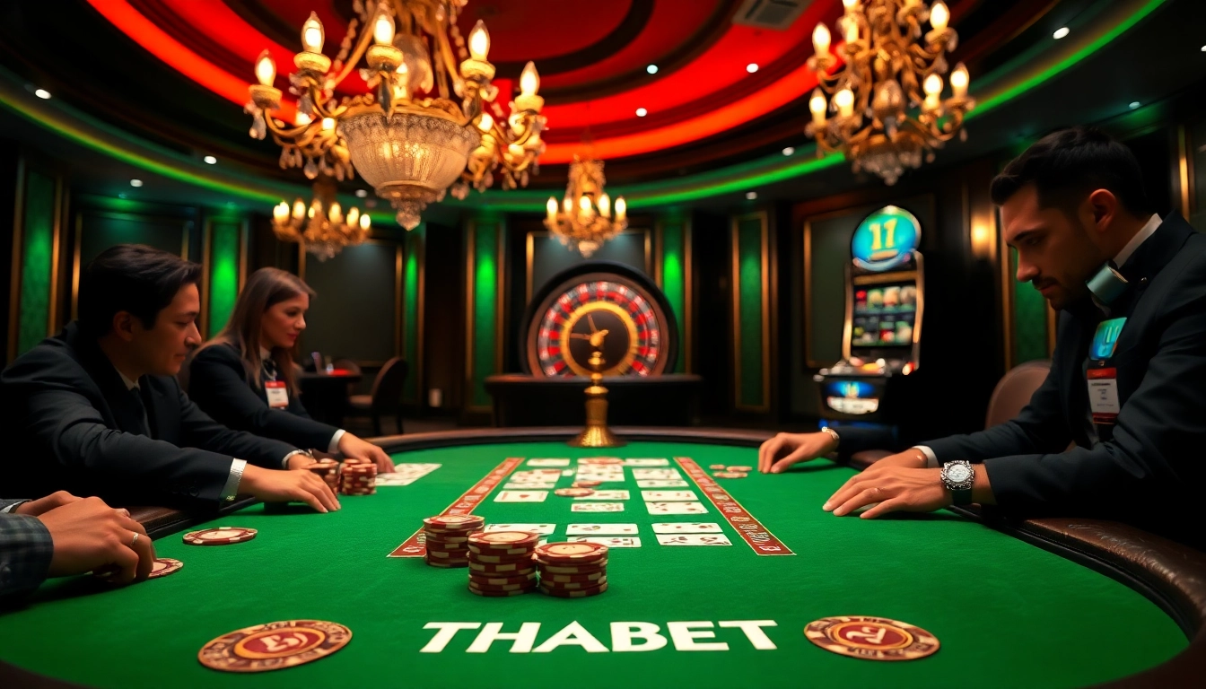 Experience thrilling poker action at THABET with stunning visuals of cards and chips.