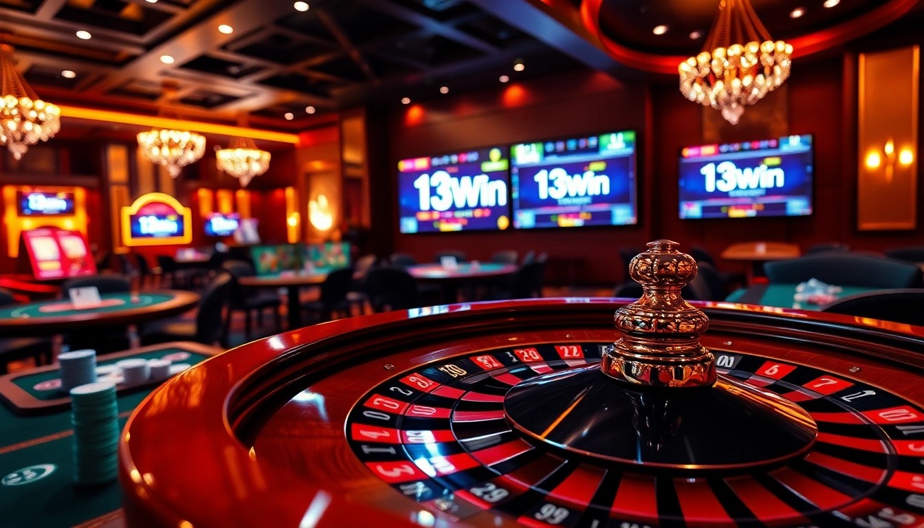 Engage with thrilling gaming moments at 13Win's enticing online casino atmosphere.