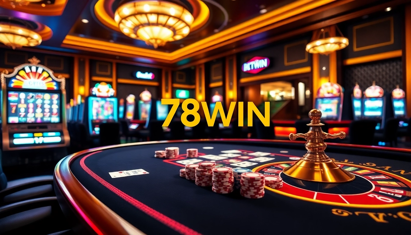 Experience the excitement of 78WIN with lively gambling action at a luxurious casino.