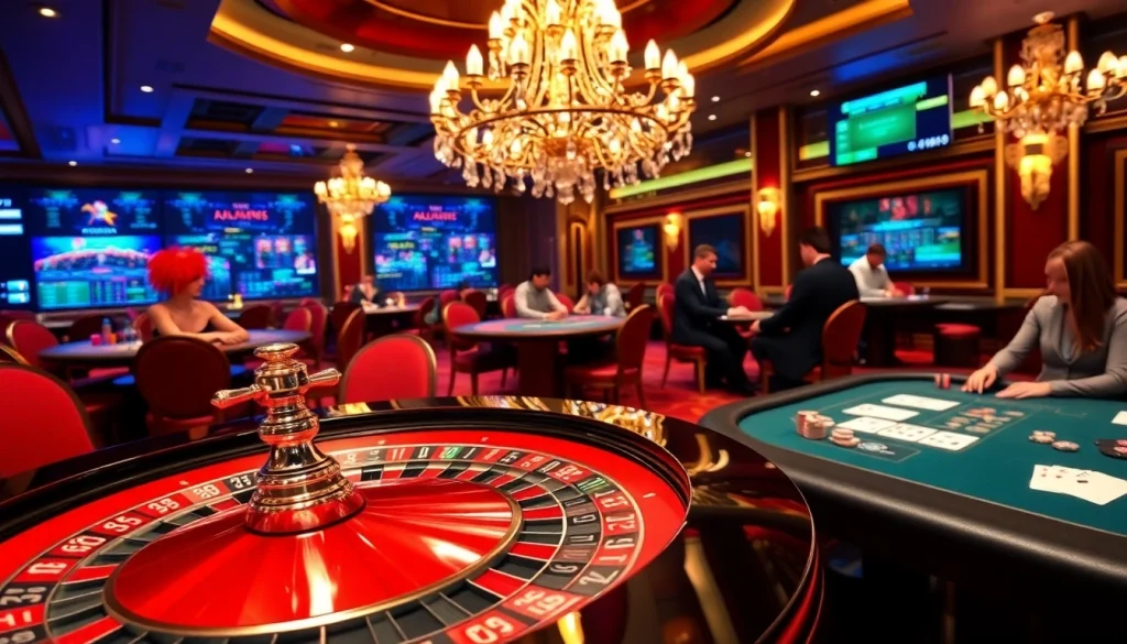 Experience thrilling casino action at https://ww88b.com/ with vibrant gameplay at roulette and poker tables.