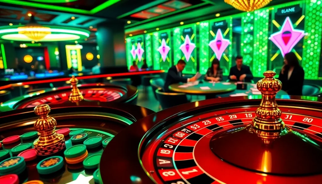 Engaging players at the mm88 london casino with poker and roulette excitement.
