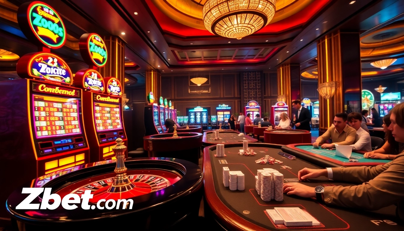 Experience the thrill of gambling at Zbet com with exciting slot machines and live casino tables.