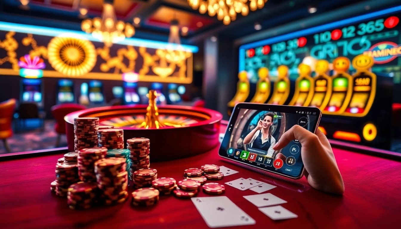 Play exciting casino games at 11win68 online, featuring roulette and poker with vibrant visuals.