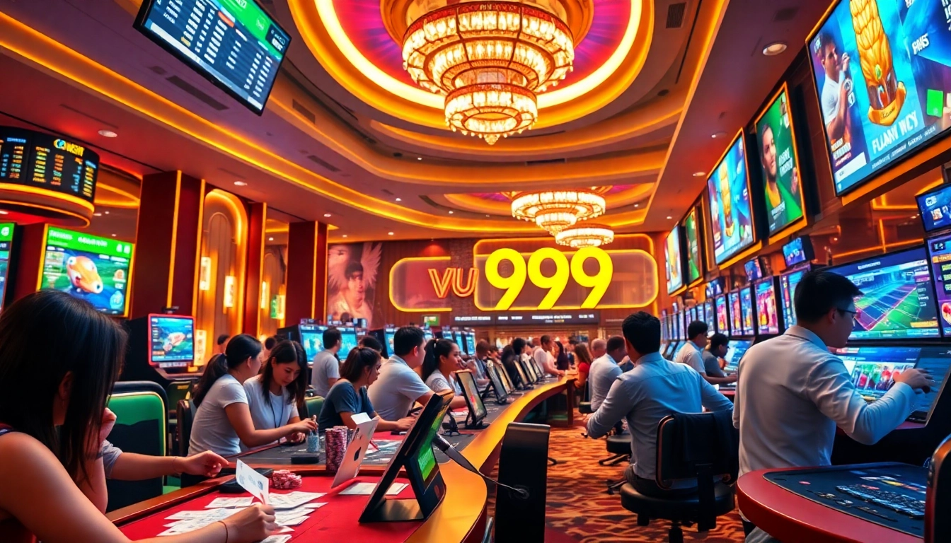 Vua99 enhancing the online betting experience with dynamic visuals and action-packed gambling.