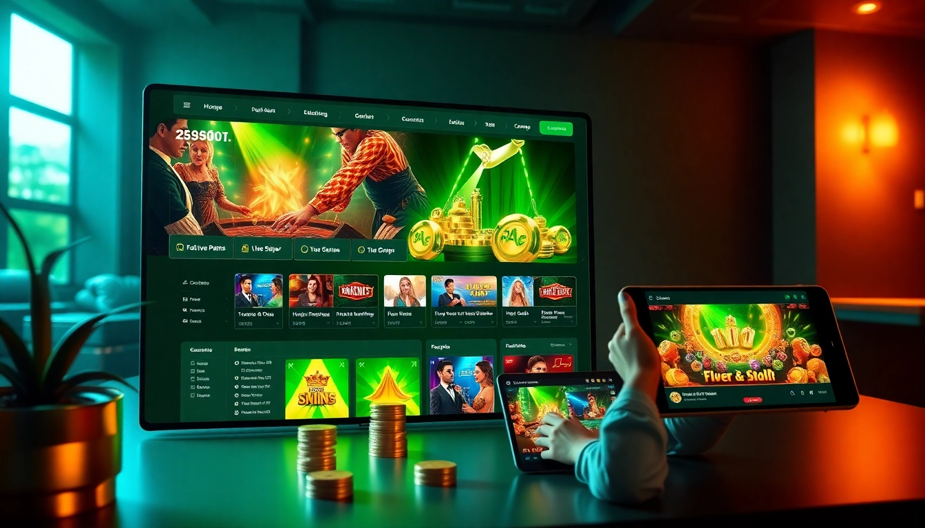 Engaging online betting interface showcasing 789f Com casino games with vibrant graphics and user-friendly design.