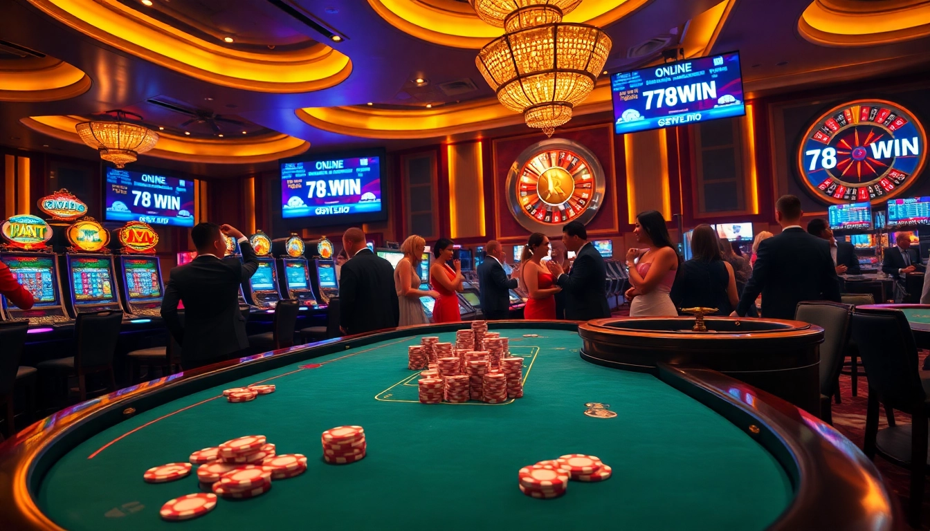Experience the excitement at 78WIN with vibrant casino games and high-stakes action.