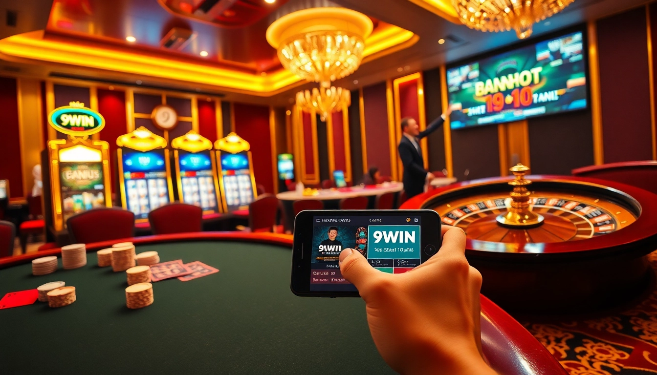 Experience online gambling thrills at https://9win1.online/ with vibrant casino tables and exciting gaming action.