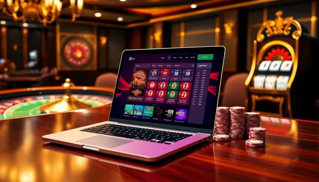 Experience thrilling online betting at https://bk8x.club/ with a vibrant casino setup of roulette and poker.