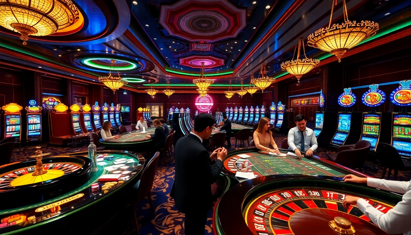 Experience the thrill at kk win.com with players enjoying vibrant casino games and engaging atmosphere.