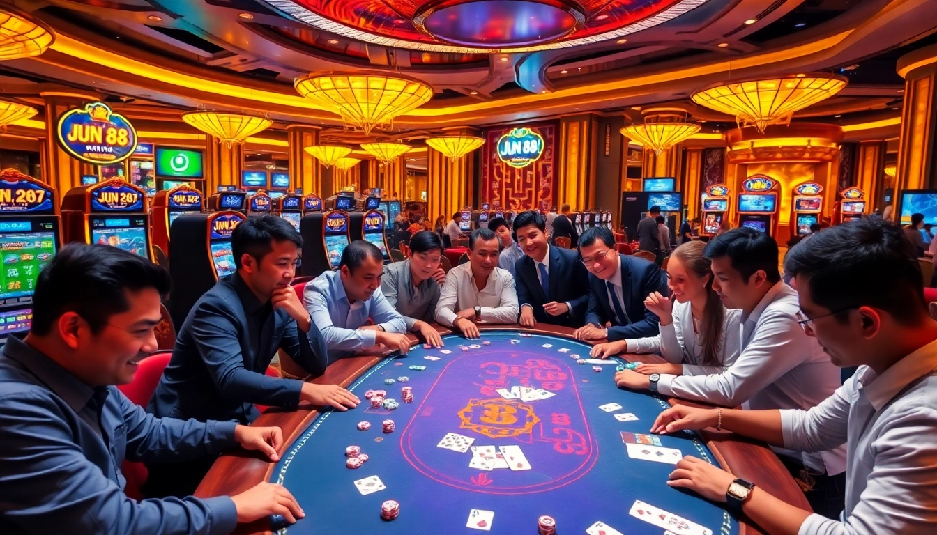 Join the excitement at Jun 88 with thrilling casino games and vibrant action.