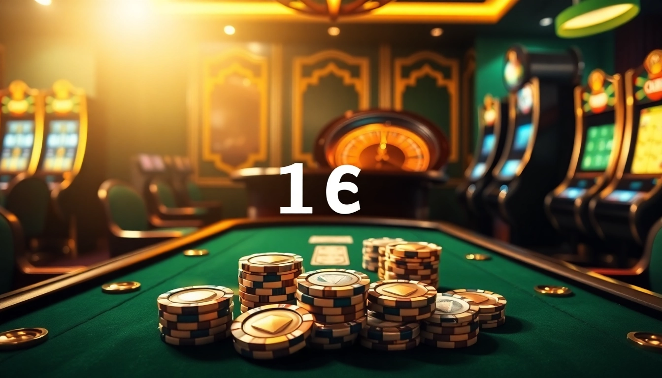 Engaging gamblers with 1卡鑽石 at a luxurious casino poker table filled with high-end chips and cards.