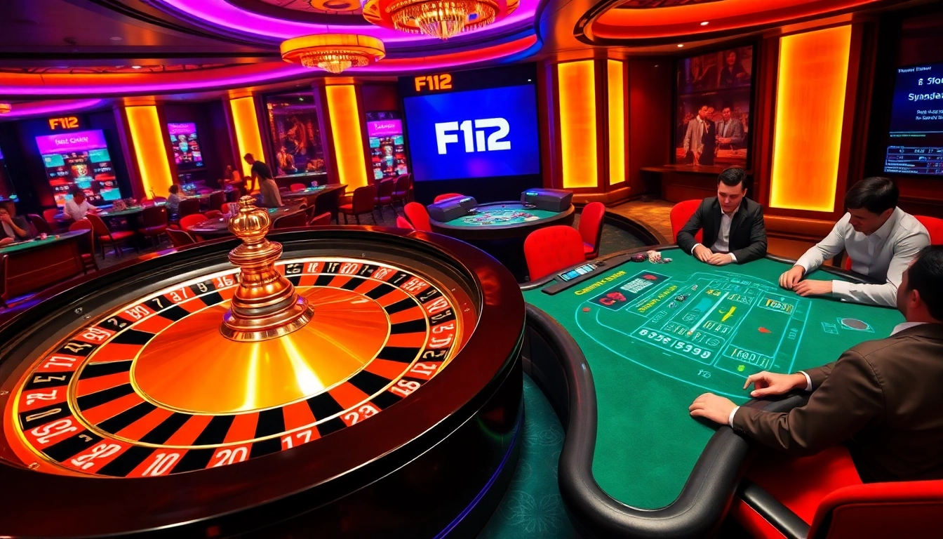 Experience the thrill of online gambling at https://f122.com.br/ with upscale poker tables and vibrant roulette wheels.