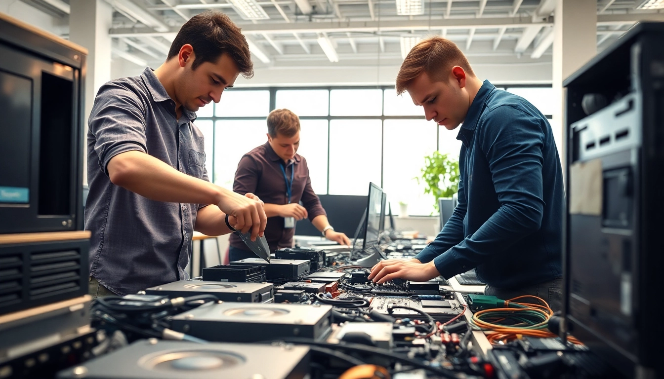 Efficient service by a computer disposal company near me focused on recycling electronics responsibly.