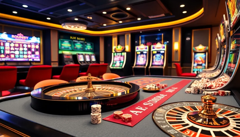 Experience the excitement at OK365 Trang chủ with vibrant virtual gaming tables and slot machines.