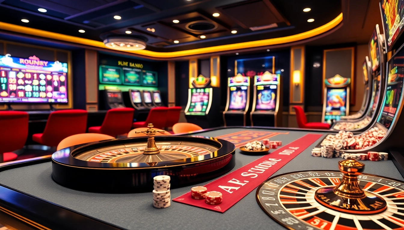 Experience the excitement at OK365 Trang chủ with vibrant virtual gaming tables and slot machines.