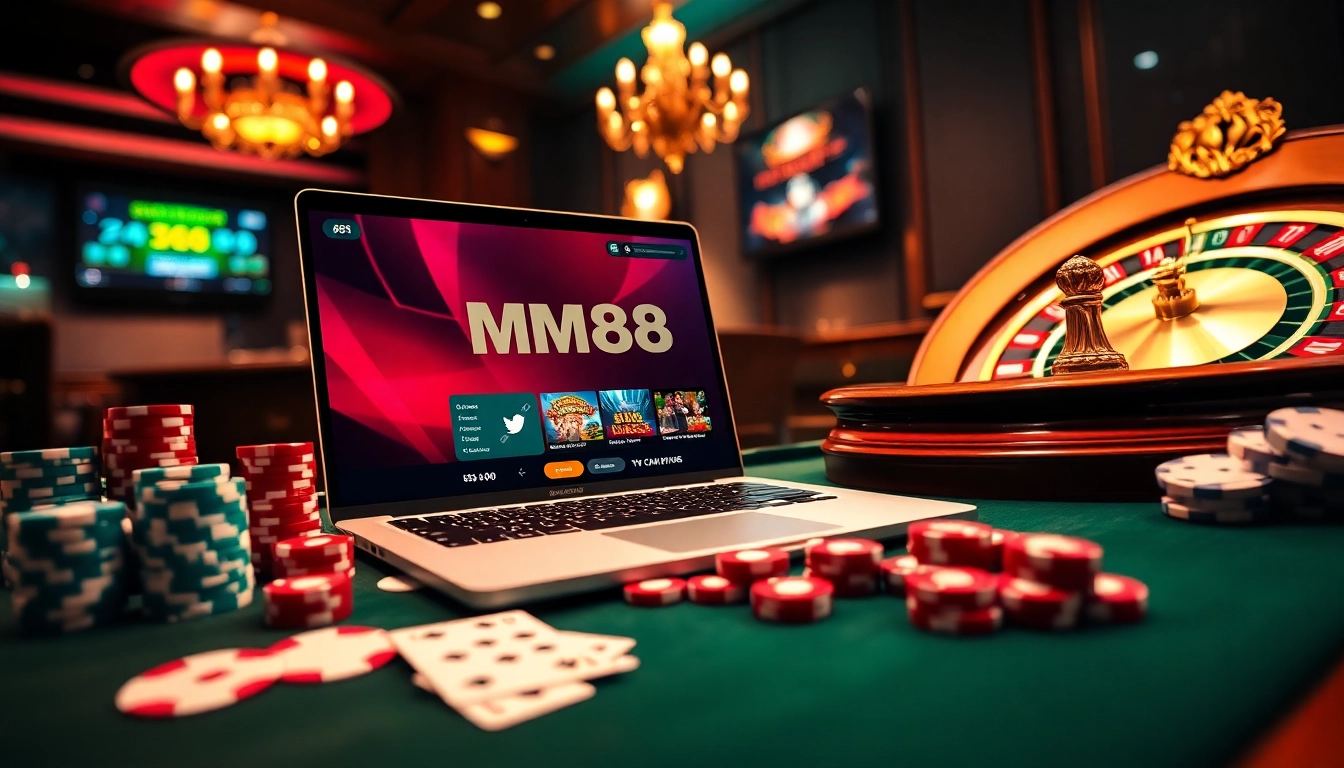 Experience excitement at MM88 with captivating casino visuals and dynamic gaming elements.