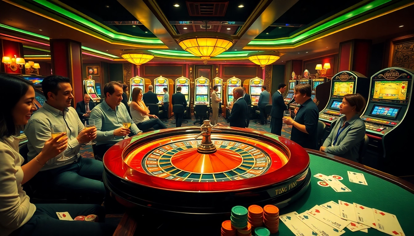 Experience thrilling gameplay at TG88 Casino with dynamic roulette and vibrant slot machines.