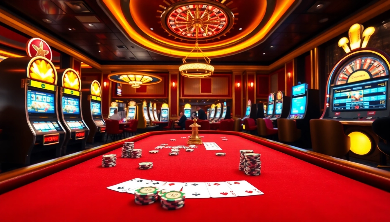 F8bet players enjoying an exciting poker game at a luxurious casino table.